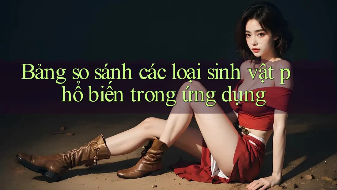 Bảng so sánh các loại sinh vật phổ biến trong ứng dụng Bảng so sánh các loại sinh vật phổ biến trong ứng dụng