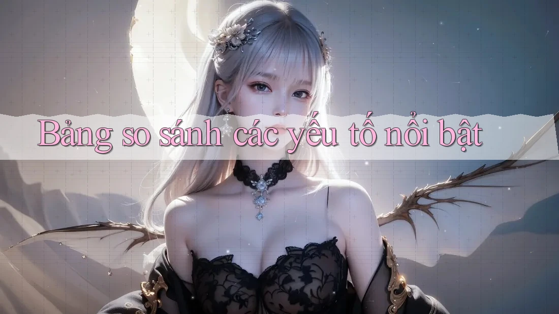 Bảng so sánh các yếu tố nổi bật Bảng so sánh các yếu tố nổi bật
