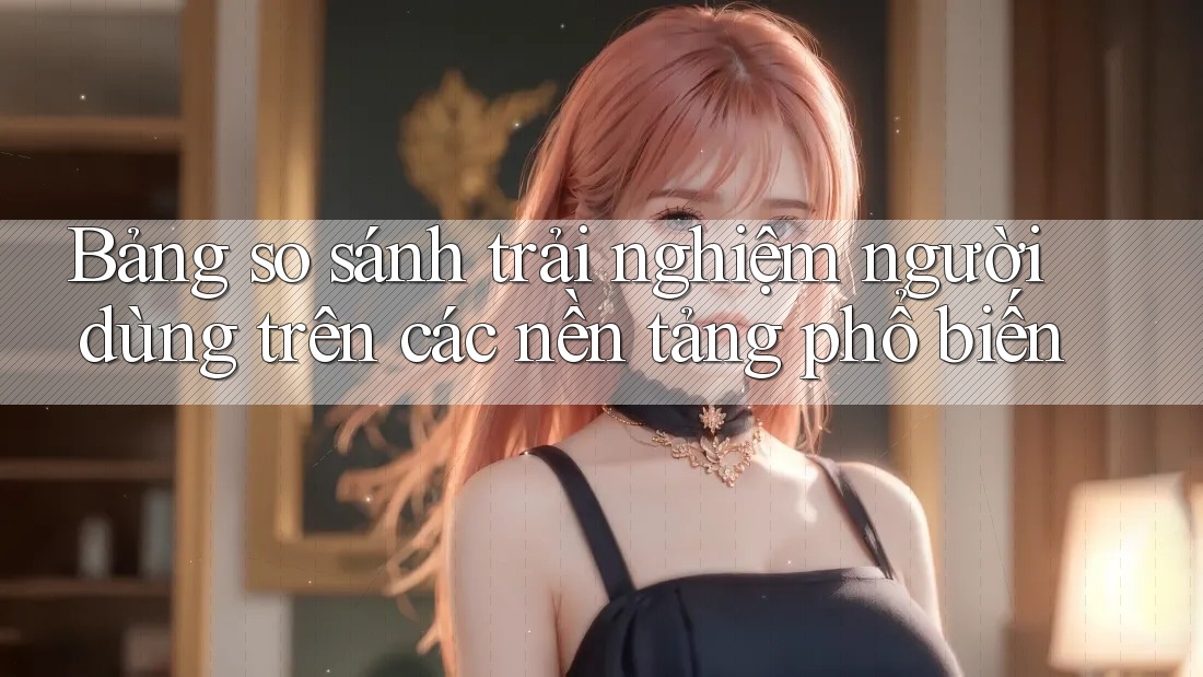 Bảng so sánh trải nghiệm người dùng trên các nền tảng phổ biến