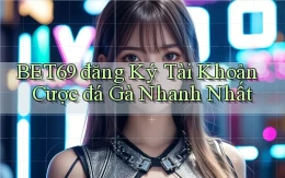 bet69  đăng ký tài khoản cược đá gà nhanh nhất