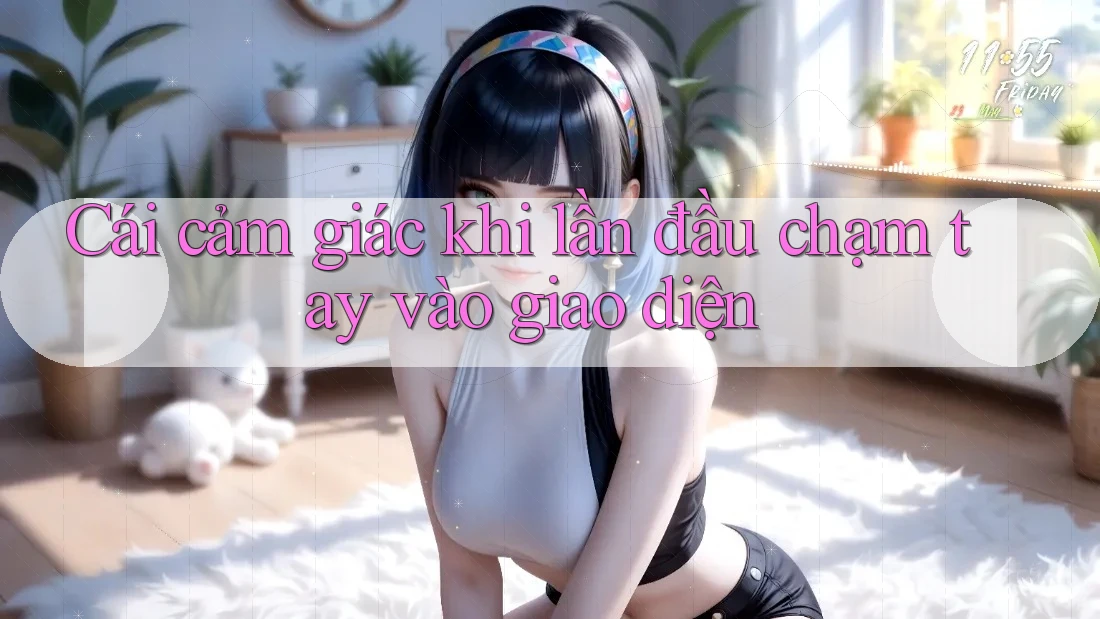Cái cảm giác khi lần đầu chạm tay vào giao diện