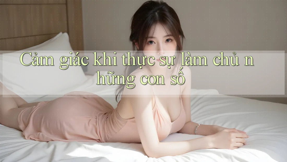 Cảm giác khi thực sự làm chủ những con số Cảm giác khi thực sự làm chủ những con số