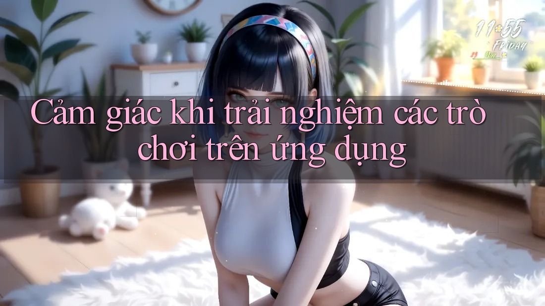 Cảm giác khi trải nghiệm các trò chơi trên ứng dụng