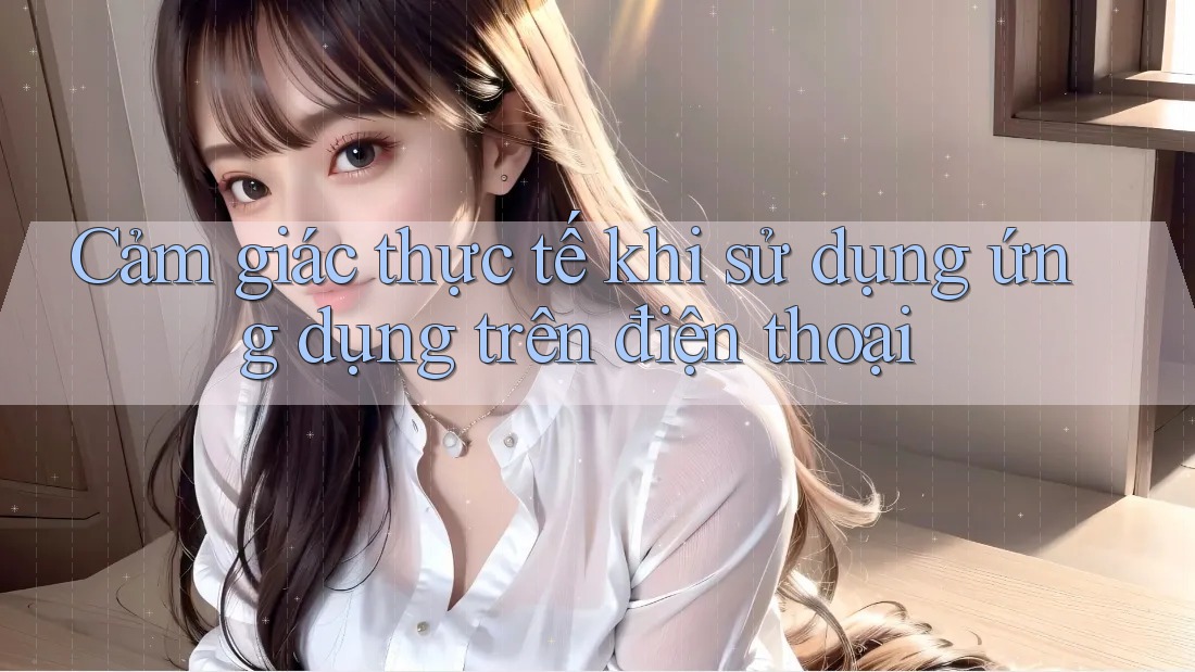 Cảm giác thực tế khi sử dụng ứng dụng trên điện thoại Cảm giác thực tế khi sử dụng ứng dụng trên điện thoại