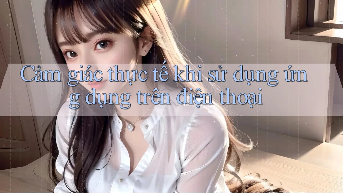 Cảm giác thực tế khi sử dụng ứng dụng trên điện thoại Cảm giác thực tế khi sử dụng ứng dụng trên điện thoại