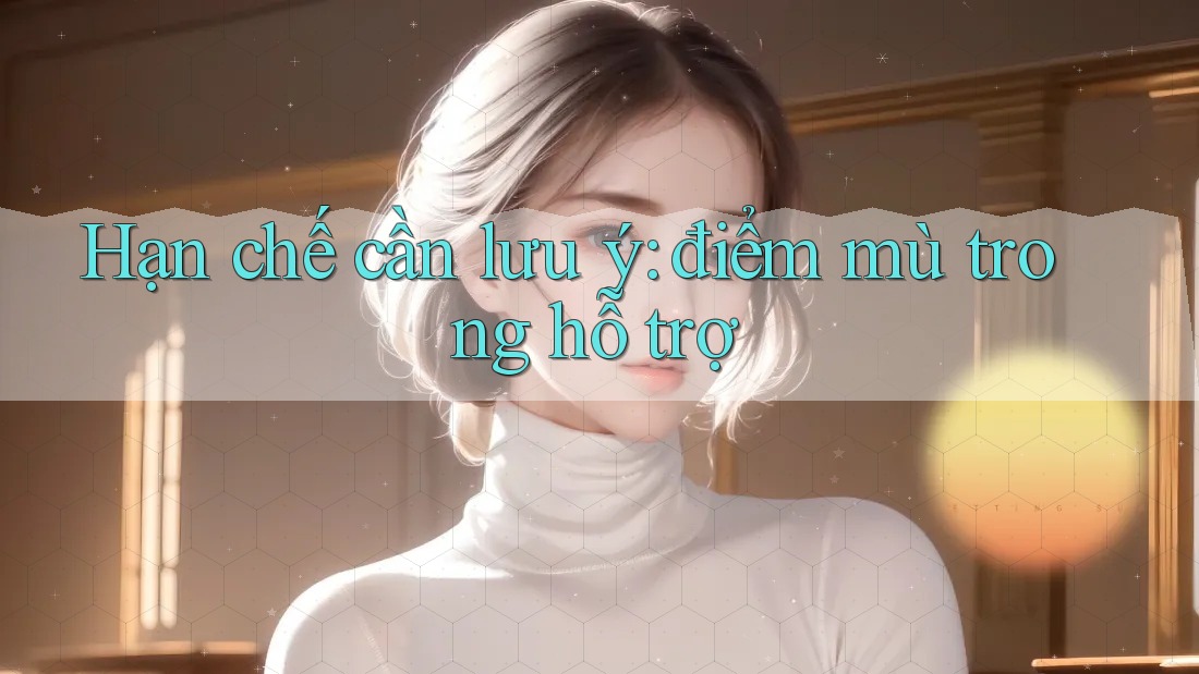 Hạn chế cần lưu ý: điểm mù trong hỗ trợ Hạn chế cần lưu ý: điểm mù trong hỗ trợ