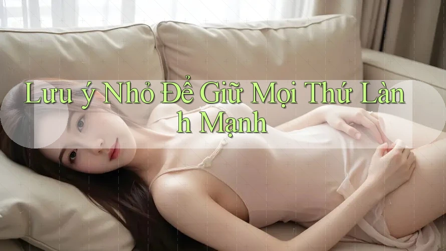Lưu ý Nhỏ Để Giữ Mọi Thứ Lành Mạnh
