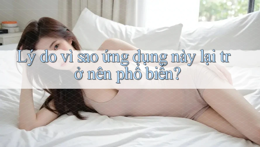 Lý do vì sao ứng dụng này lại trở nên phổ biến? Lý do vì sao ứng dụng này lại trở nên phổ biến?