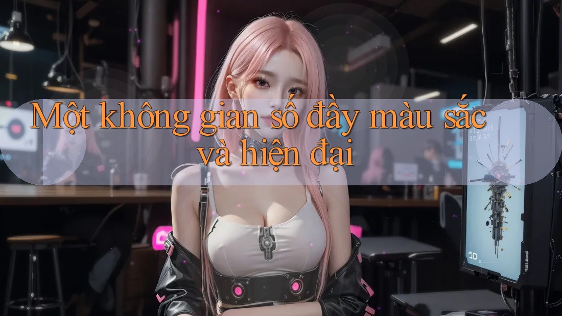 Một không gian số đầy màu sắc và hiện đại Một không gian số đầy màu sắc và hiện đại