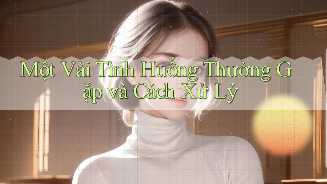 Một Vài Tình Huống Thường Gặp và Cách Xử Lý