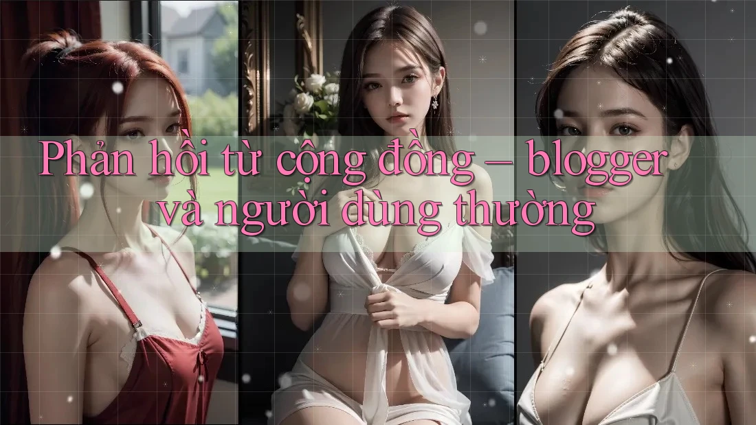 Phản hồi từ cộng đồng – blogger và người dùng thường