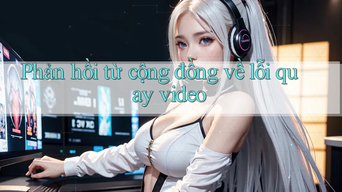 Phản hồi từ cộng đồng về lỗi quay video Phản hồi từ cộng đồng về lỗi quay video