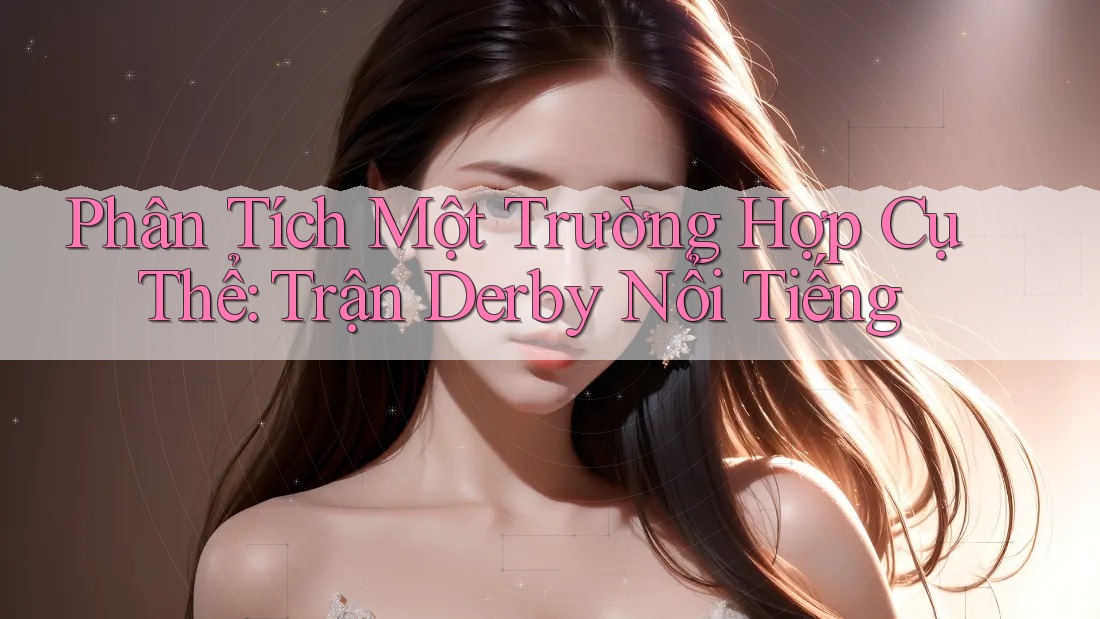 Phân Tích Một Trường Hợp Cụ Thể: Trận Derby Nổi Tiếng Phân Tích Một Trường Hợp Cụ Thể: Trận Derby Nổi Tiếng