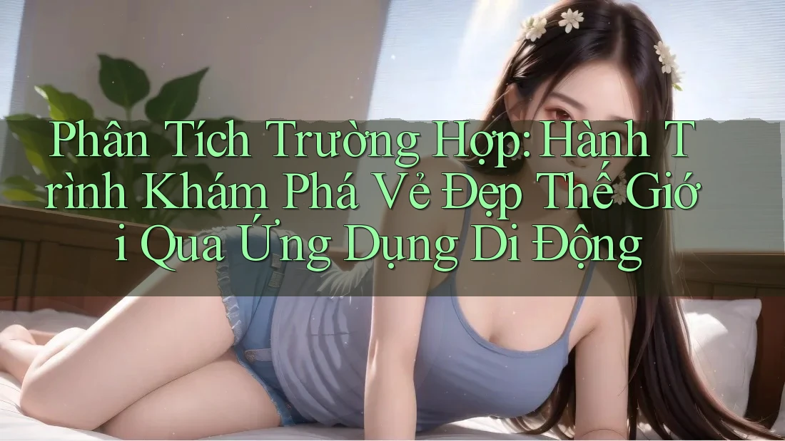 Phân Tích Trường Hợp: Hành Trình Khám Phá Vẻ Đẹp Thế Giới Qua Ứng Dụng Di Động Phân Tích Trường Hợp: Hành Trình Khám Phá Vẻ Đẹp Thế Giới Qua Ứng Dụng Di Động