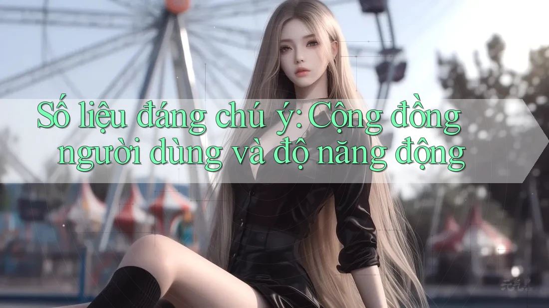 Số liệu đáng chú ý: Cộng đồng người dùng và độ năng động