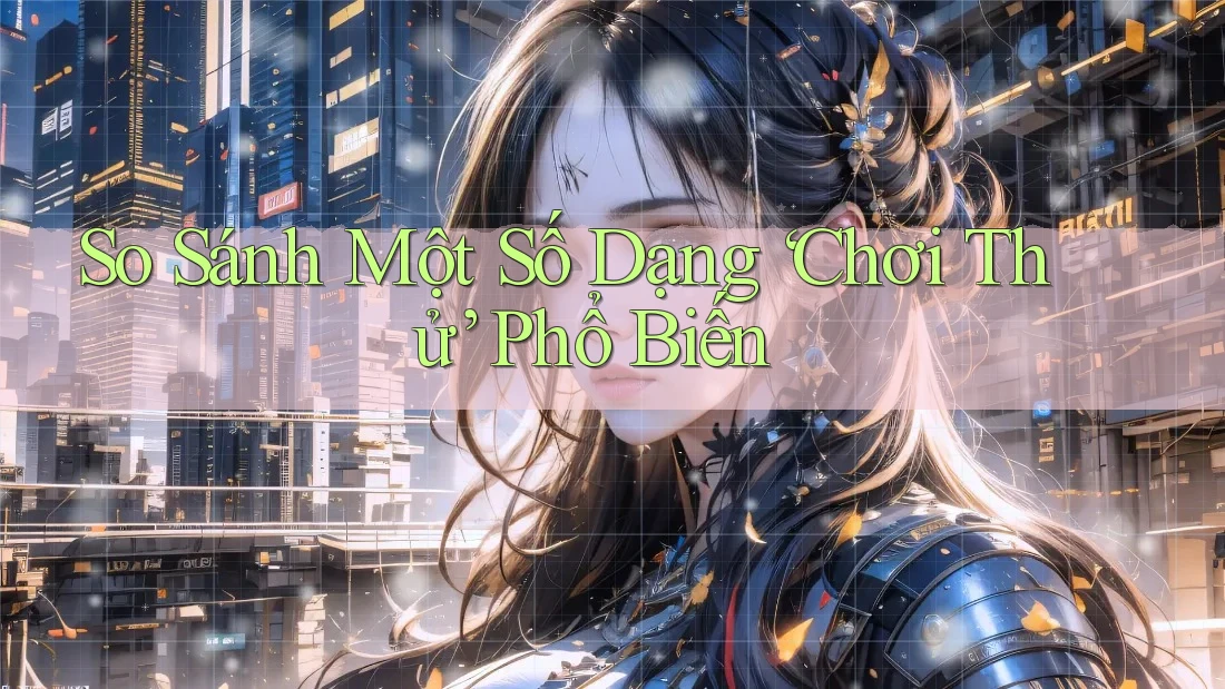 So Sánh Một Số Dạng ‘Chơi Thử’ Phổ Biến