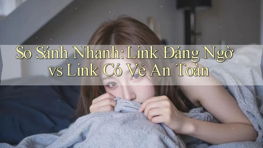 So Sánh Nhanh: Link Đáng Ngờ vs Link Có Vẻ An Toàn