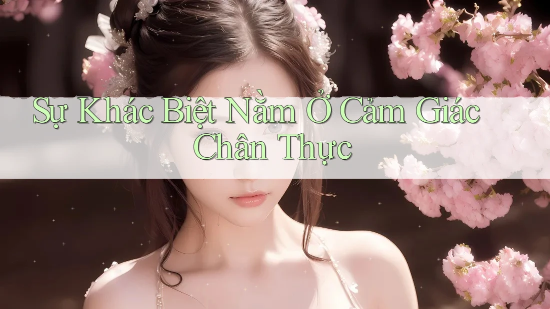 Sự khác biệt nằm ở cảm giác chân thực Sự khác biệt nằm ở cảm giác chân thực