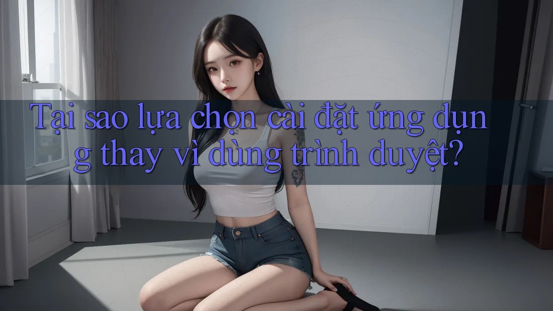 Tại sao lựa chọn cài đặt ứng dụng thay vì dùng trình duyệt? Tại sao lựa chọn cài đặt ứng dụng thay vì dùng trình duyệt?