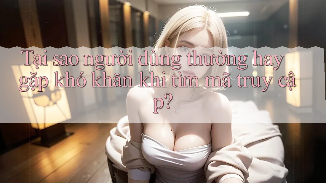 Tại sao người dùng thường hay gặp khó khăn khi tìm mã truy cập?