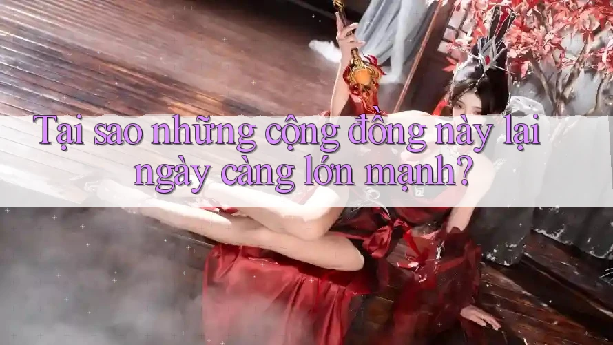 Tại sao những cộng đồng này lại ngày càng lớn mạnh?