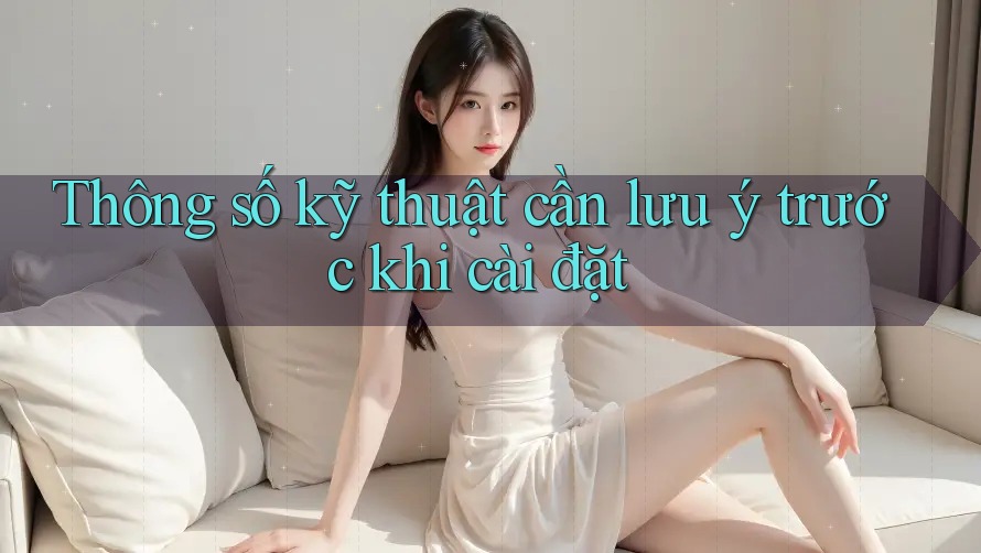 Thông số kỹ thuật cần lưu ý trước khi cài đặt