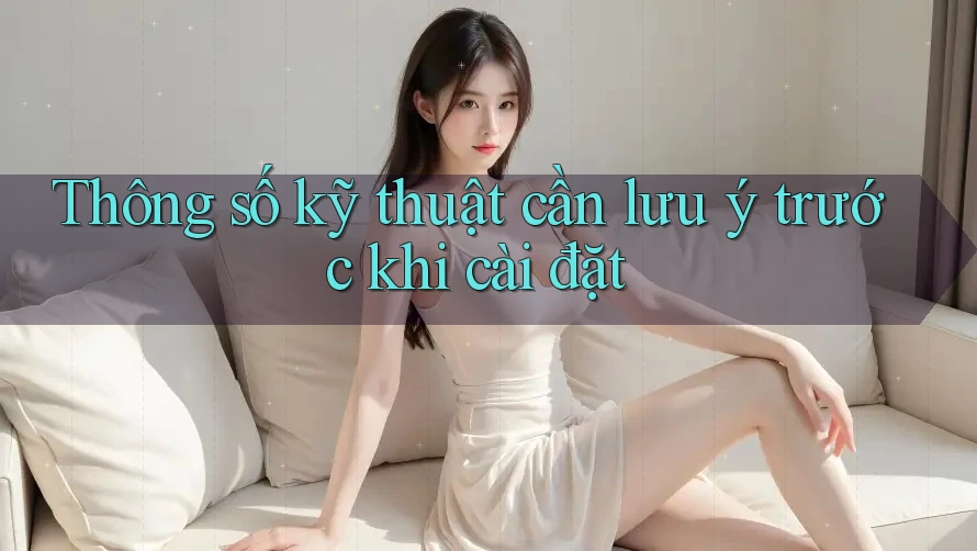 Thông số kỹ thuật cần lưu ý trước khi cài đặt Thông số kỹ thuật cần lưu ý trước khi cài đặt